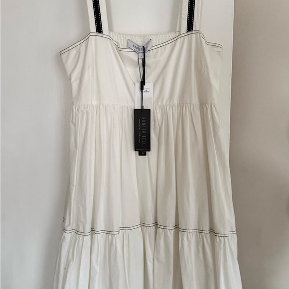 NWT Hunter Bell Black and White Midi Dress size Large - Picture 3 of 4